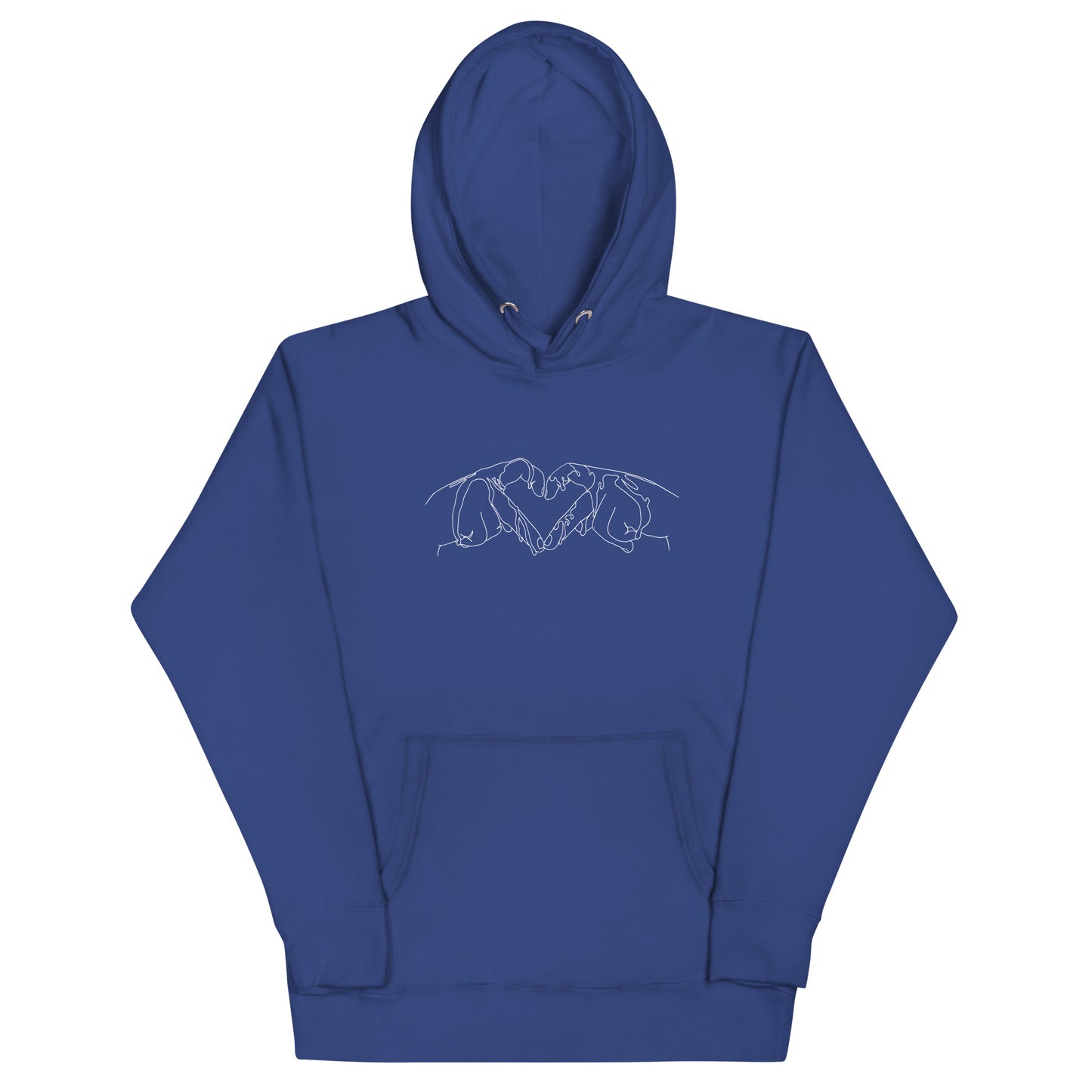 Heart Hands Printed Hoodie