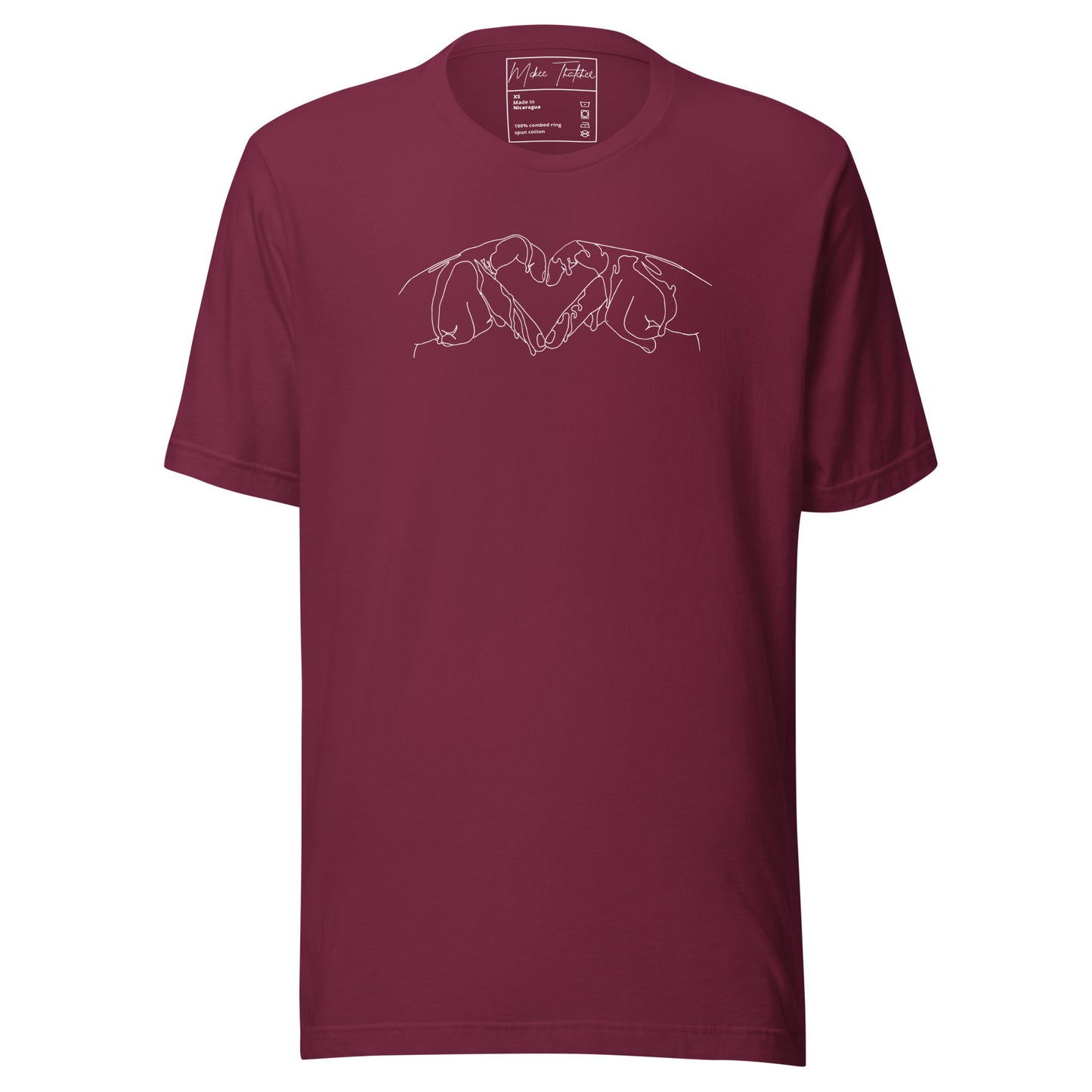 Heart Hands Printed T-shirt